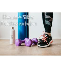Home office Pilates módra