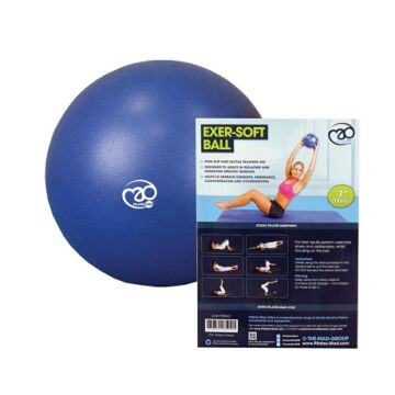 Pilates Soft Ball (18cm, kék)