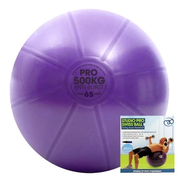 Studio Pro Svájci Plates labda és pumpa (65cm, 500kg)