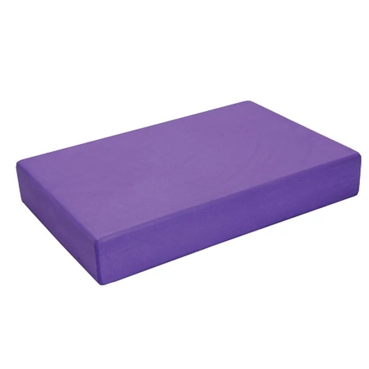 Jóga tégla (30.5cm x 20.5cm x 5cm, lila)