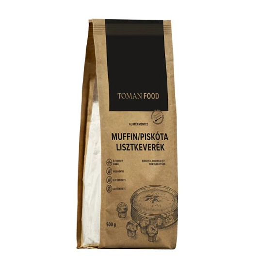 Toman gluténmentes muffin/piskóta lisztkeverék