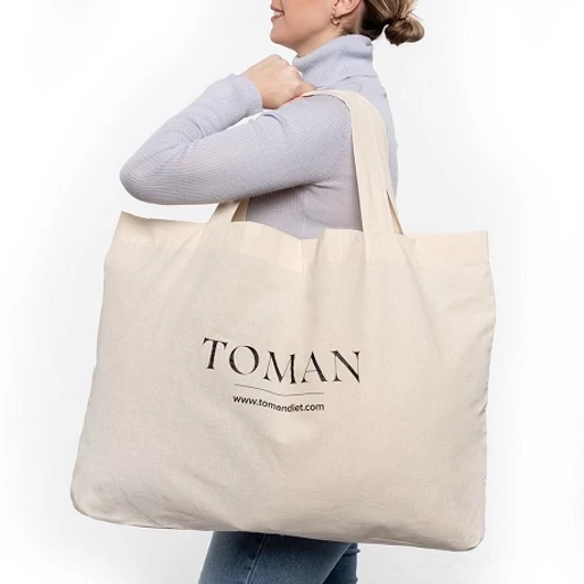 Vállra akasztható Toman vászontáska